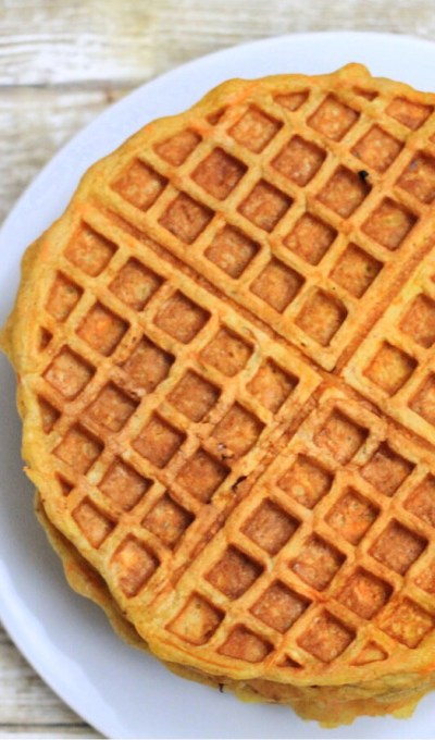 Carrot Cake Waffles