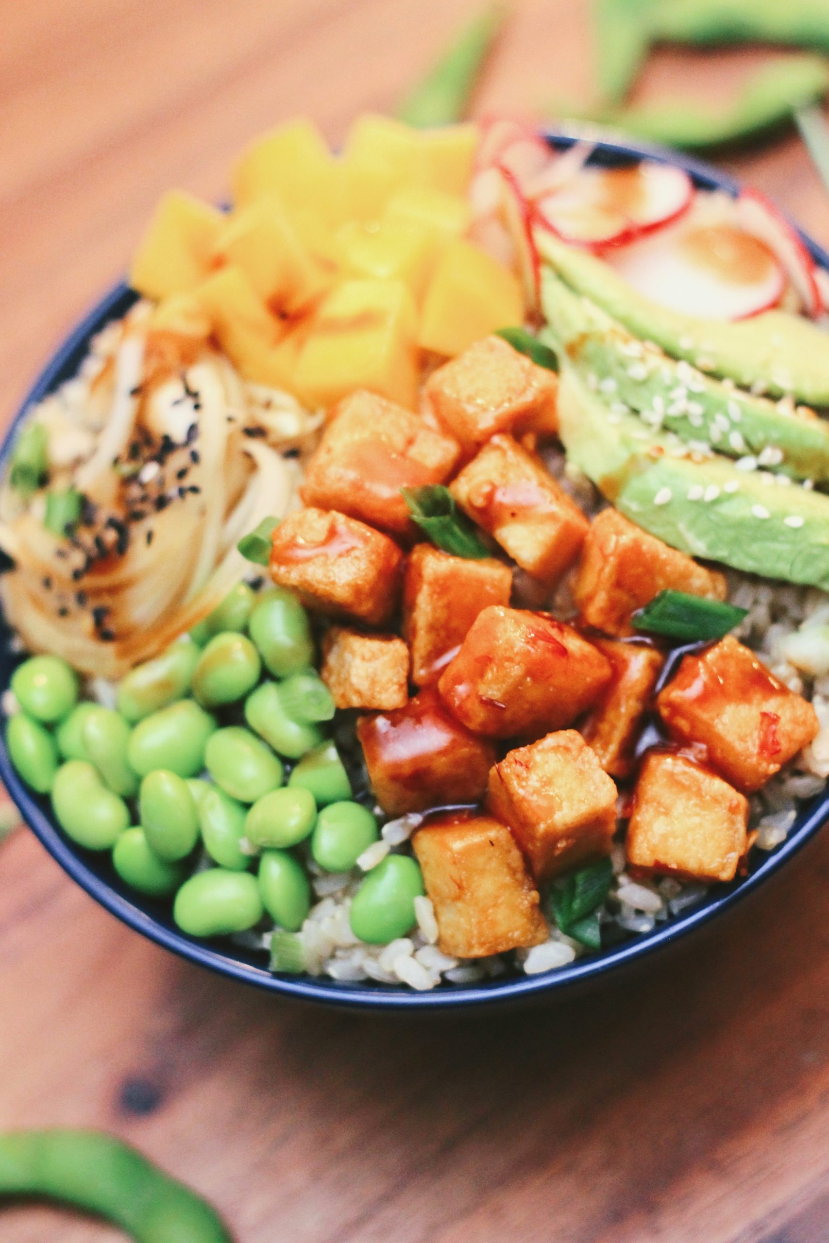 Tofu Poke Bowl - Home Cooked For ME